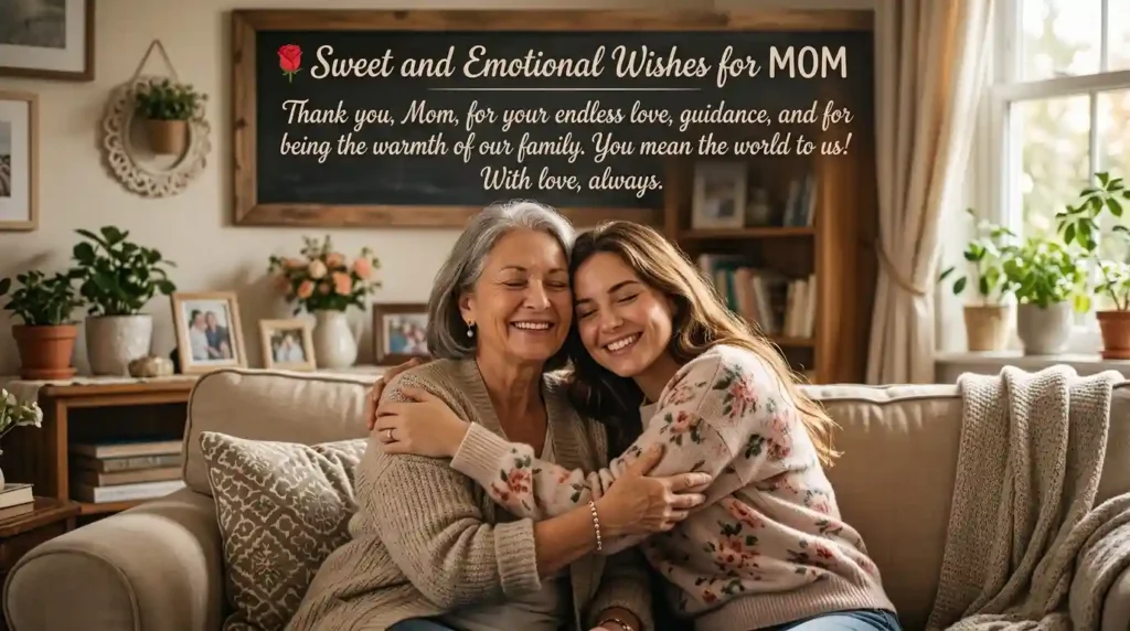 Sweet and Emotional Wishes for Mom