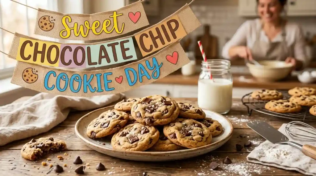Sweet Chocolate Chip Cookie Day Wishes