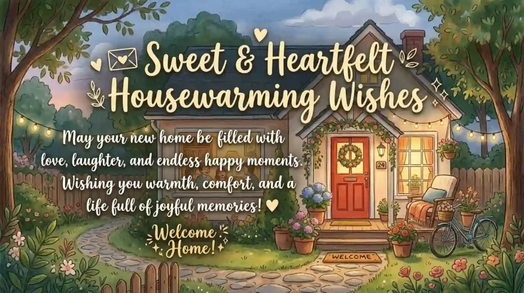 Sweet & Heartfelt Housewarming Wishes