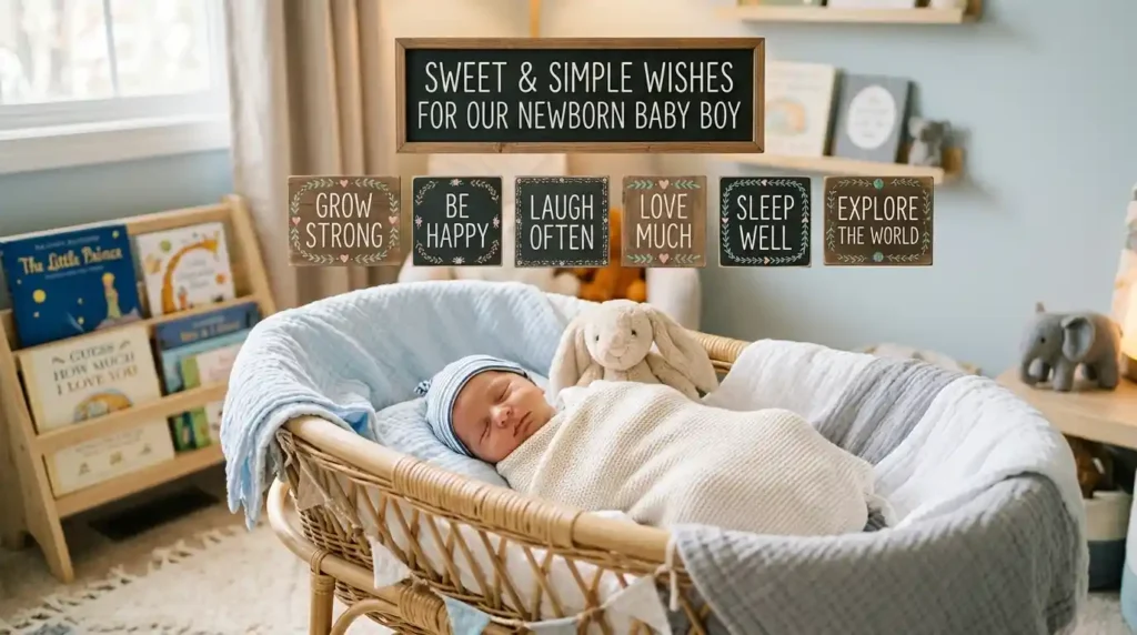 Sweet & Simple Wishes For New Born Baby Boy