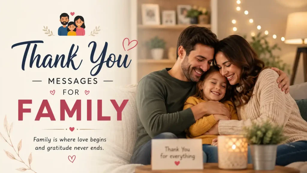 Thank You Messages for Family