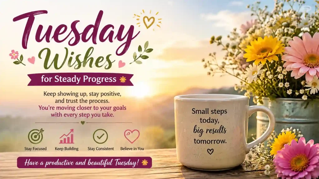 Tuesday Wishes for Steady Progress