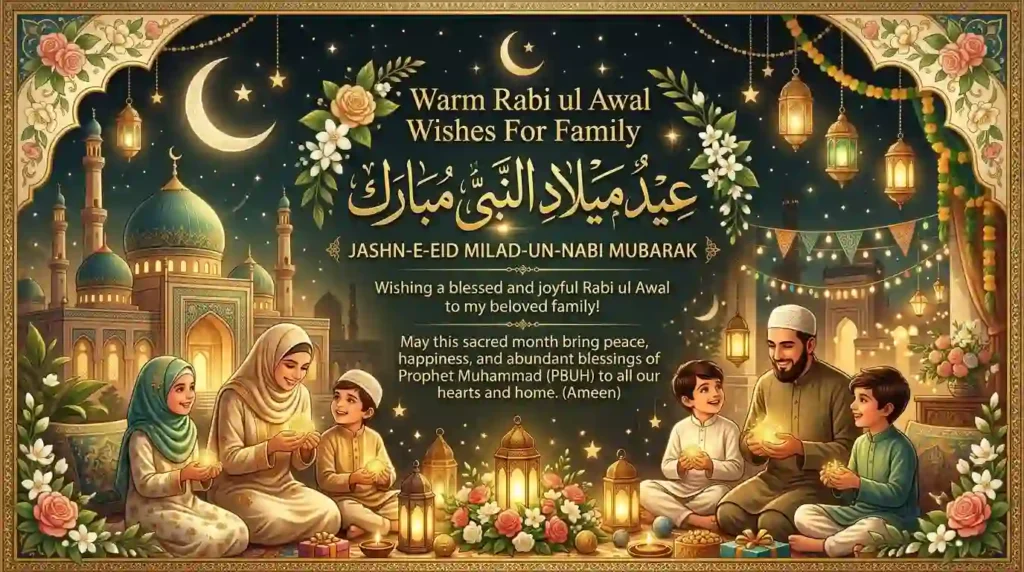 Warm Rabi ul Awal Wishes For Family