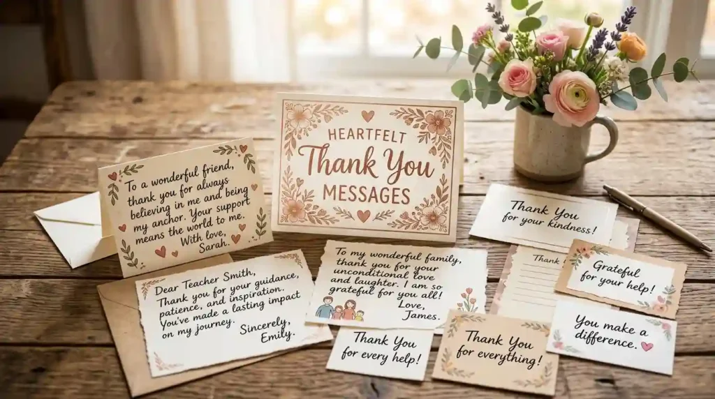 Heartfelt Thank You Messages