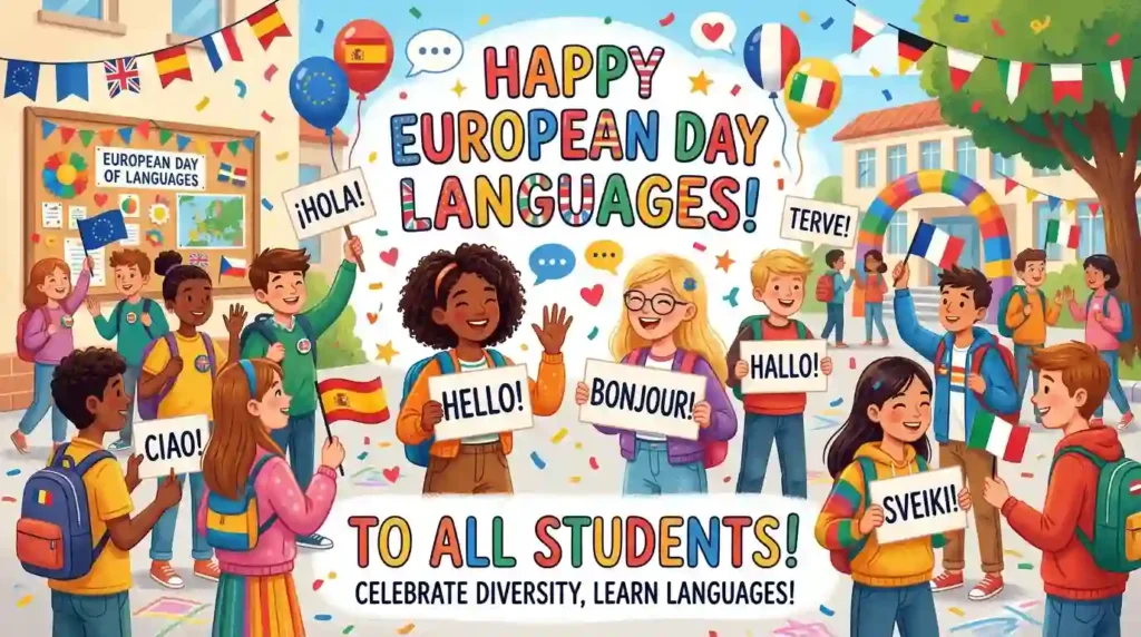 Cheerful European Day of Languages Wishes for Students
