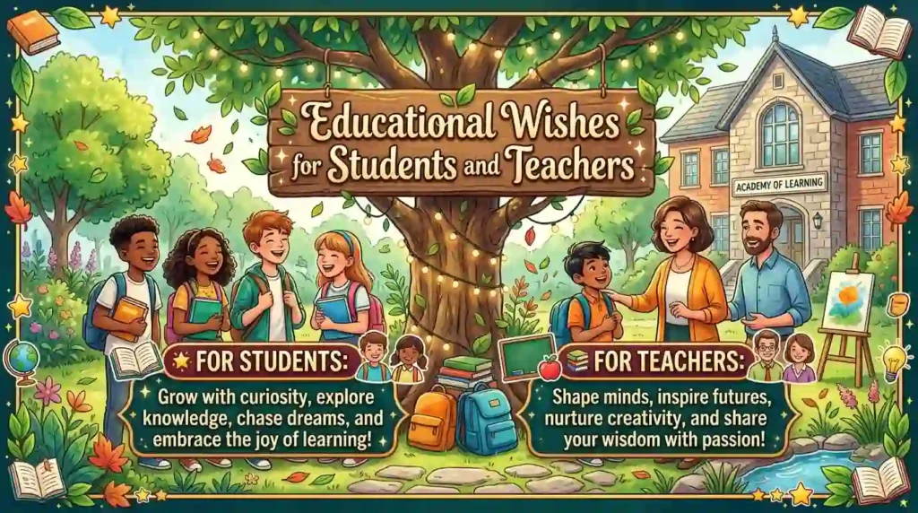 Educational Wishes for Students and Teachers