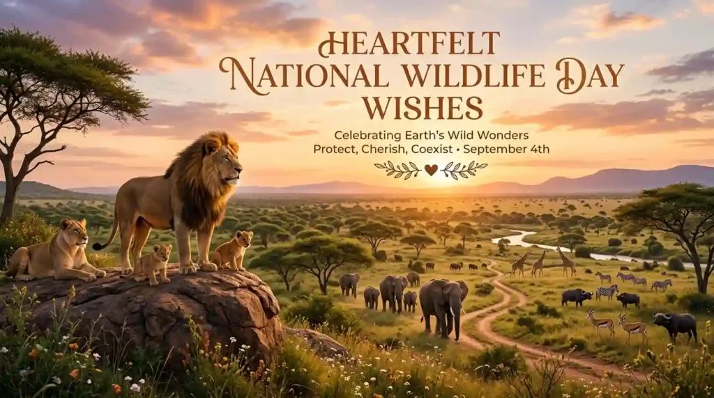 Heartfelt National Wildlife Day Wishes