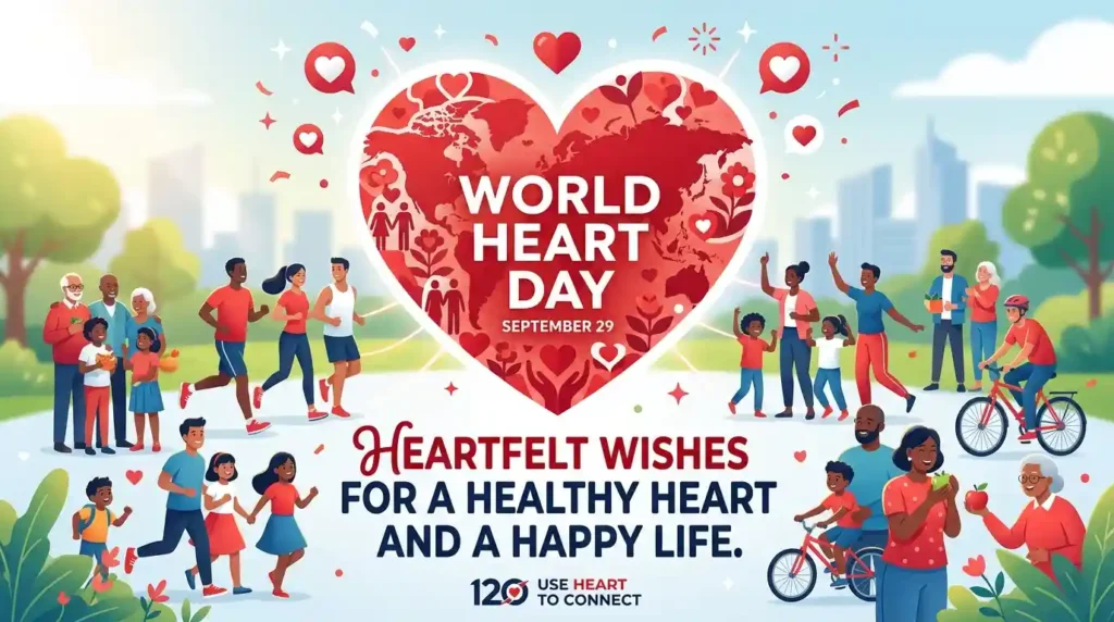 Heartfelt World Heart Day Wishes