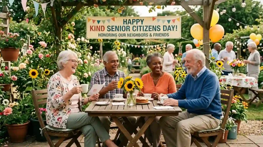Kind Senior Citizens Day Messages for Neighbors and Friends