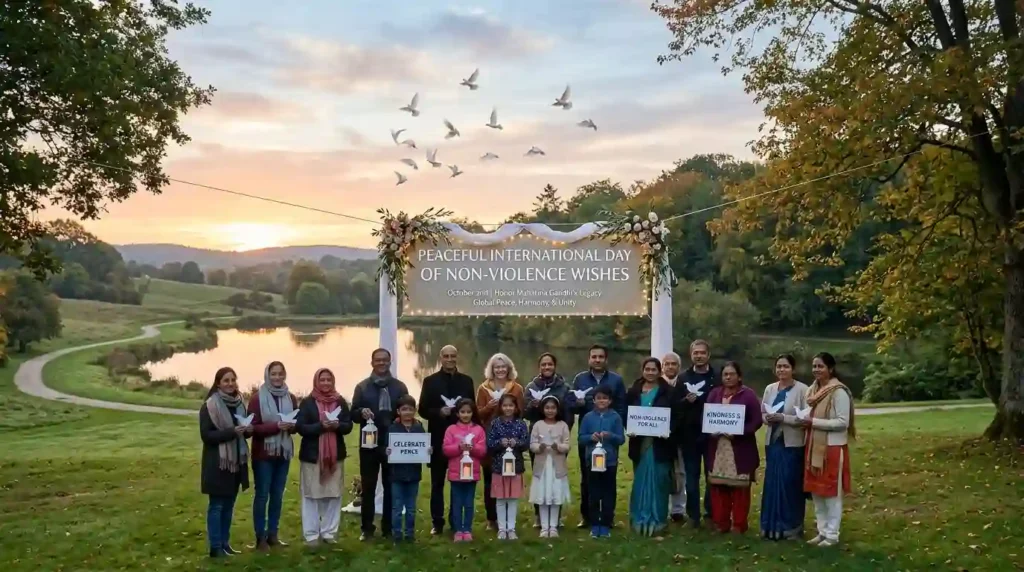 Peaceful International Day of Non-Violence Wishes