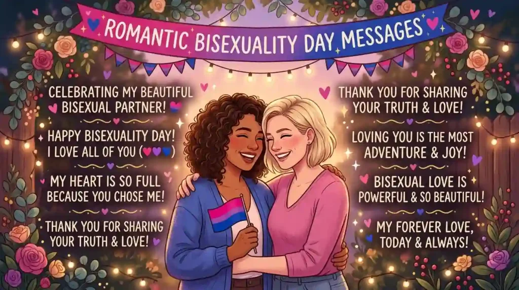 Romantic Bisexuality Day Messages for Your Partner