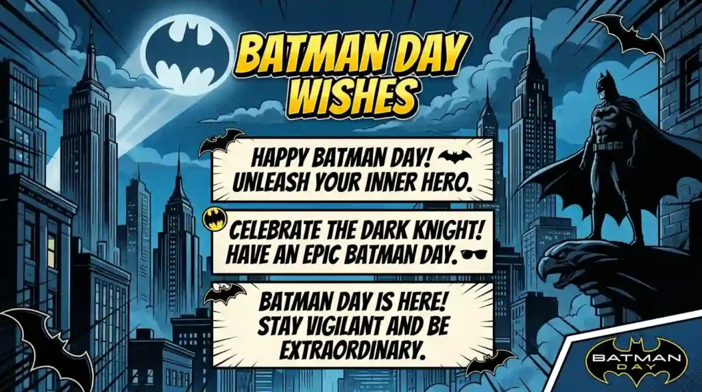 Classic Batman Day Wishes