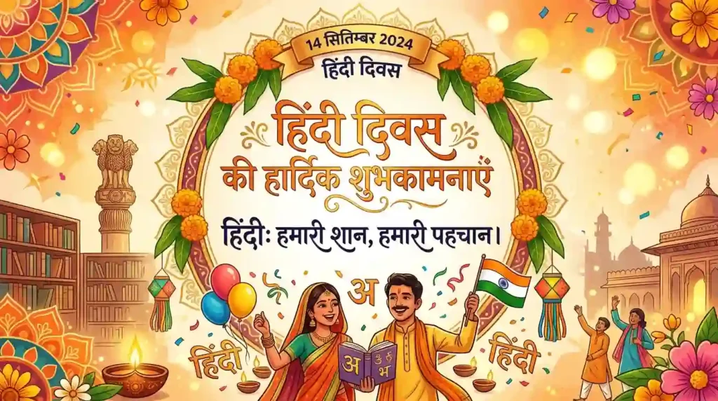 Short & Sweet Hindi Diwas Wishes