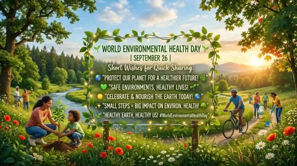 Short World Environmental Health Day Wishes for Quick Sharing