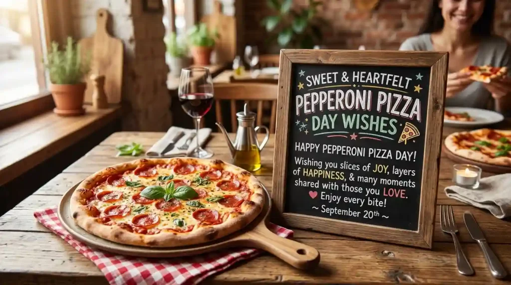 Sweet & Heartfelt Pepperoni Pizza Day Wishes