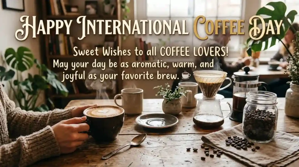 ☕ Sweet International Coffee Day Wishes for Coffee Lovers