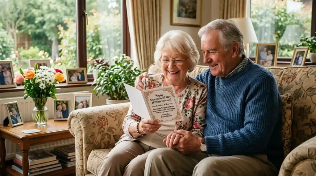 Sweet International Day of Older Persons Wishes for Grandparents