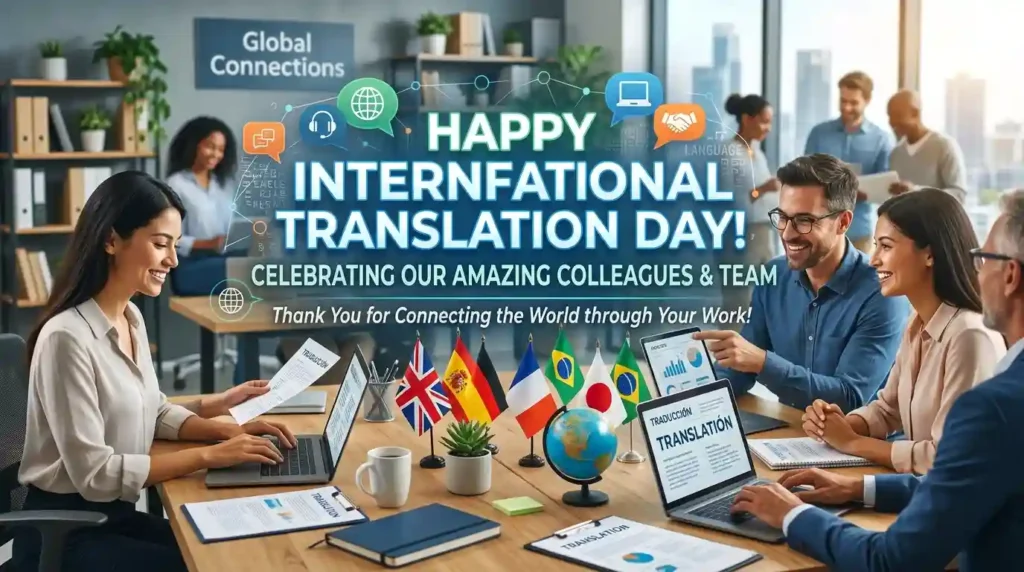 Translation Day Wishes for Colleagues and Team