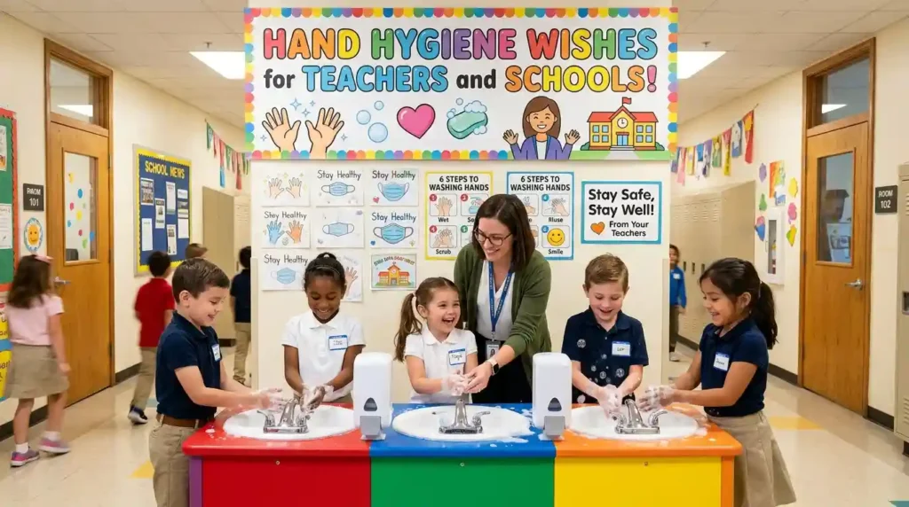 Hand Hygiene Wishes for Teachers and Schools