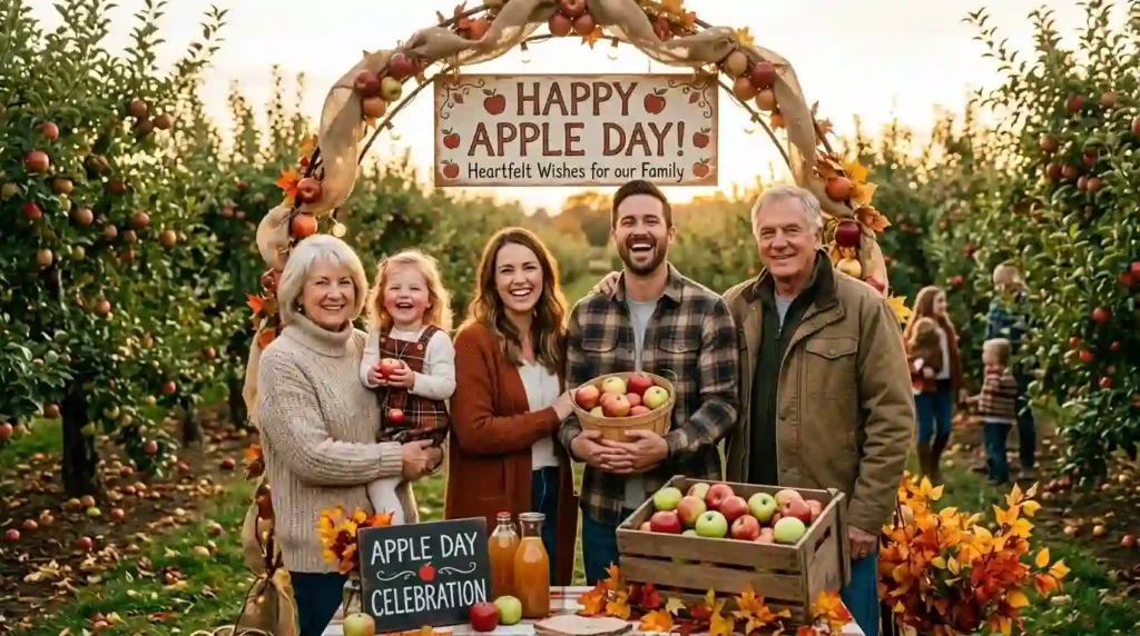 Heartfelt Apple Day Wishes for Family