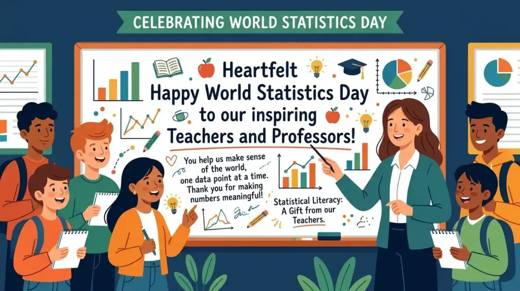 Heartfelt Happy World Statistics Day Messages for Teachers and Professors