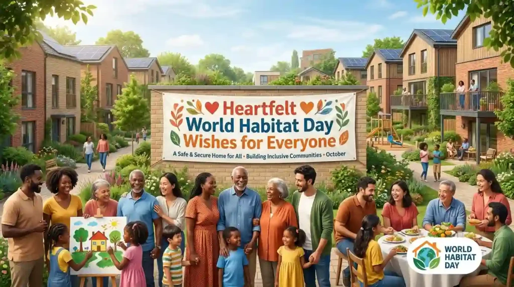Heartfelt World Habitat Day Wishes for Everyone