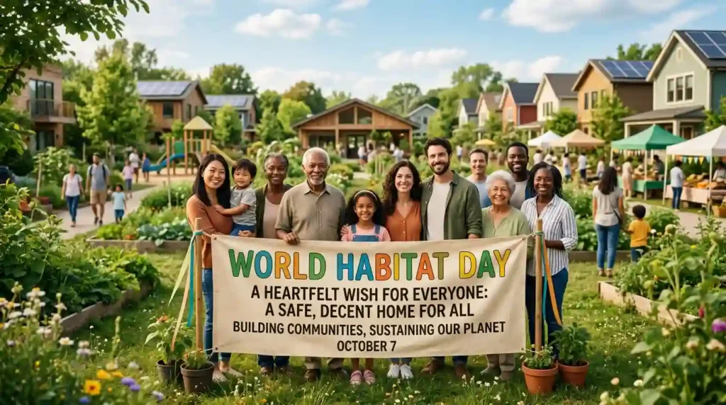Heartfelt World Habitat Day Wishes for Everyone