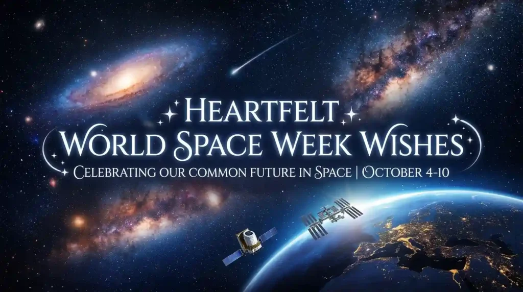Heartfelt World Space Week Wishes