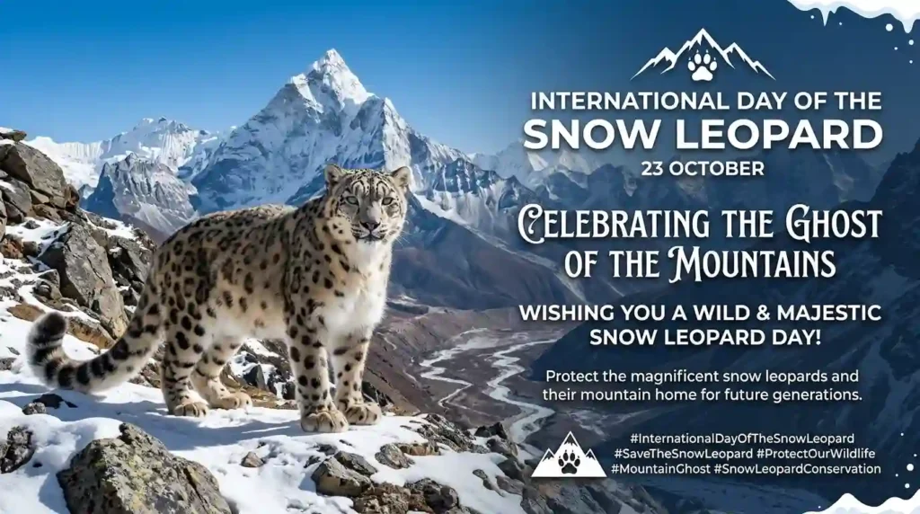 Instagram and WhatsApp Status Wishes for International Day of the Snow Leopard