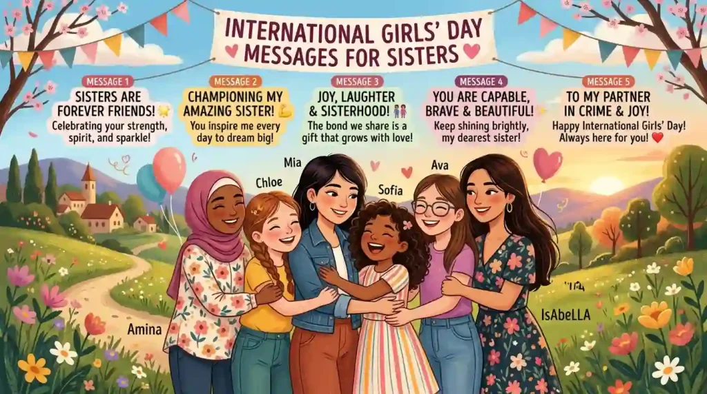 International Girls’ Day Messages for Sisters