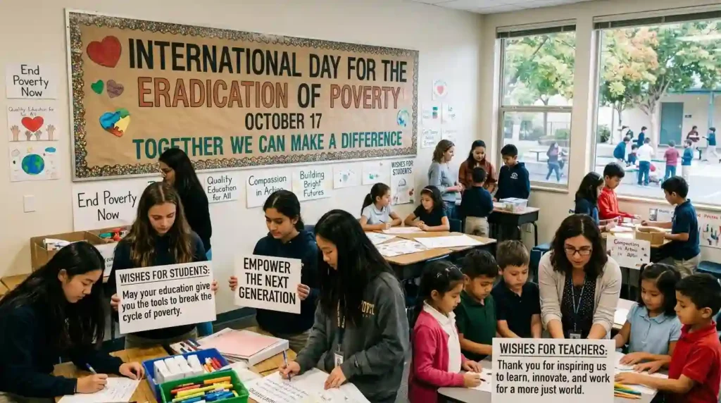 Meaningful International Day for the Eradication of Poverty Wishes for Students and Teachers