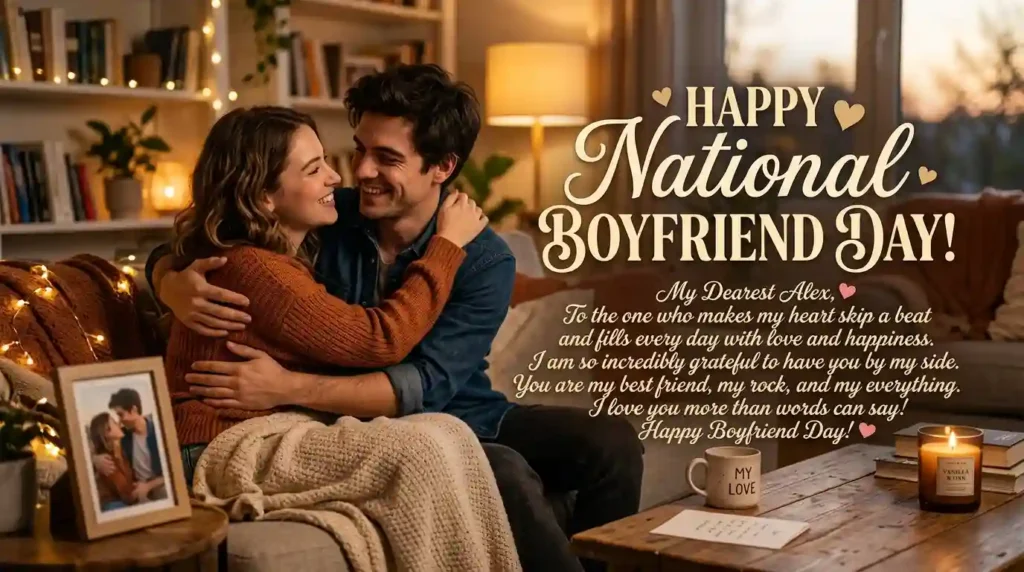 Romantic National Boyfriend Day Wishes for Him