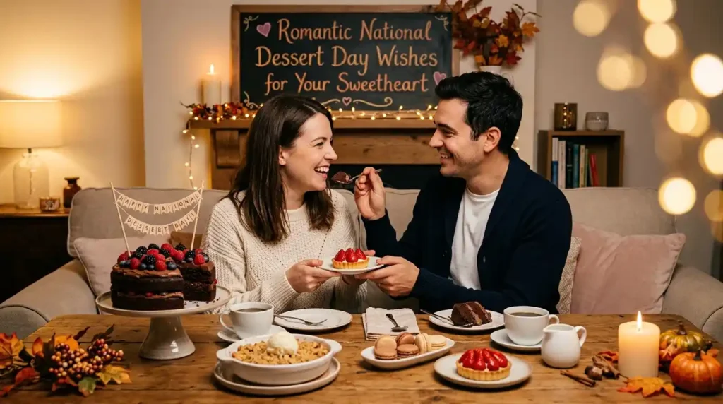 Romantic National Dessert Day Wishes for Your Sweetheart