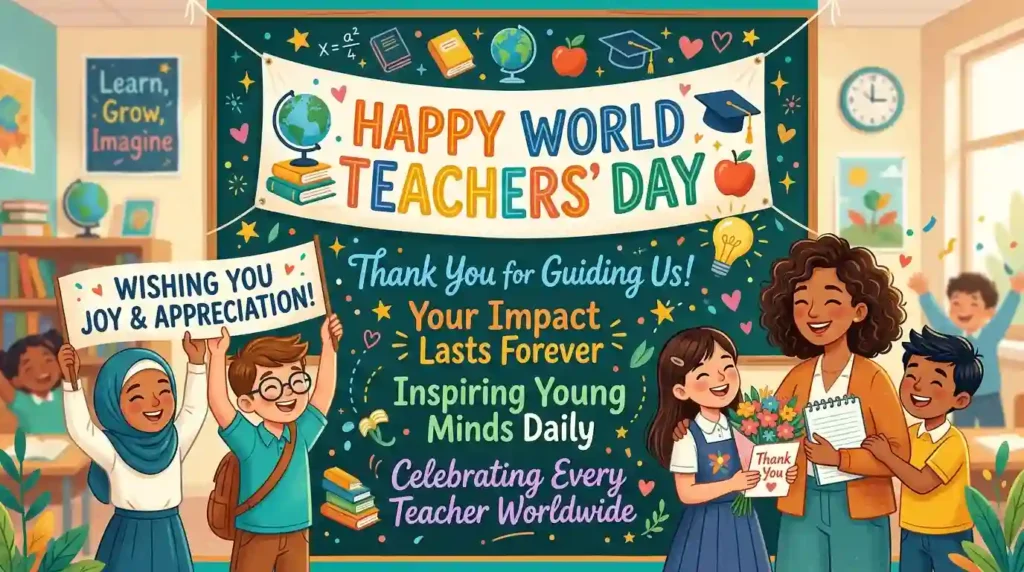 Short World Teachers' Day Wishes