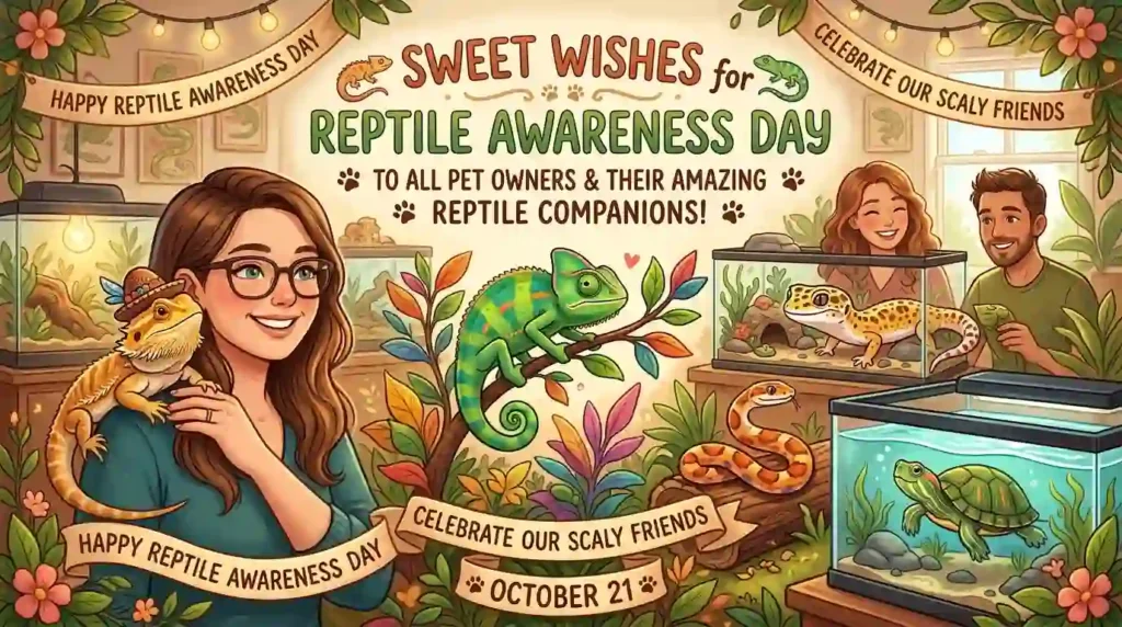 Sweet Wishes for Reptile Awareness Day for Pet Owners