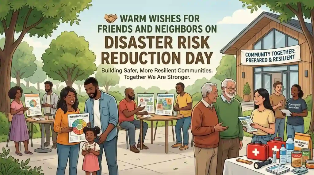 Warm Wishes for Friends and Neighbors on Disaster Risk Reduction Day