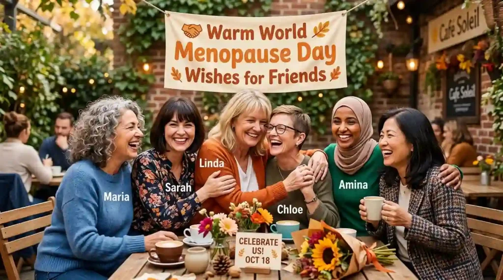 Warm World Menopause Day Wishes for Friends