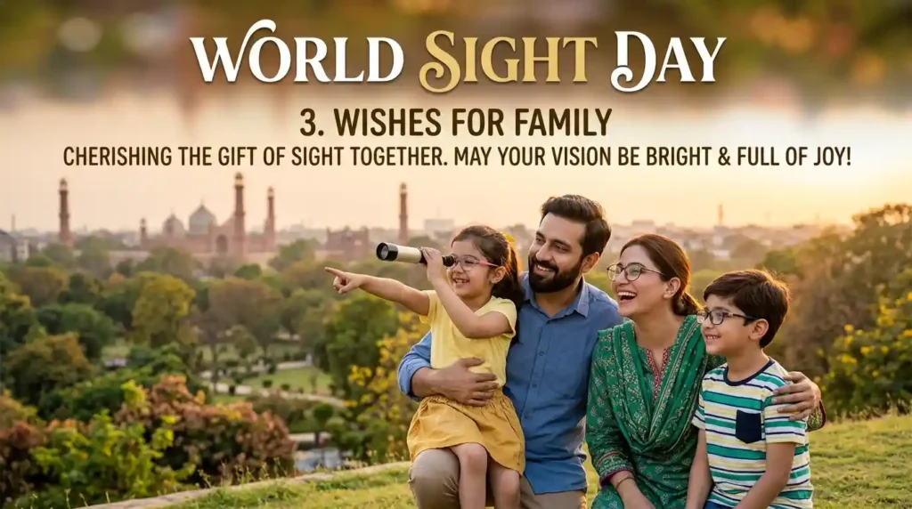 World Sight Day Wishes for Family
