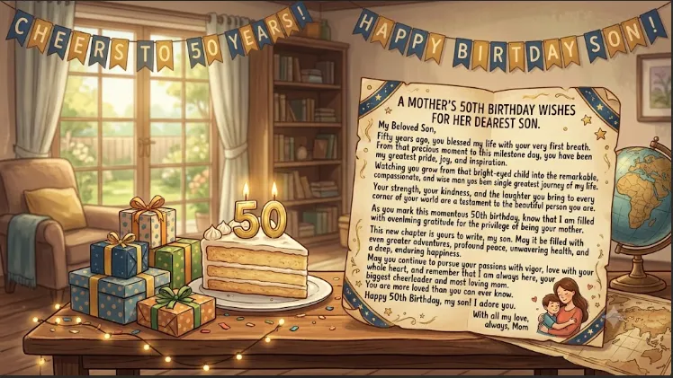 50th birthday wishes