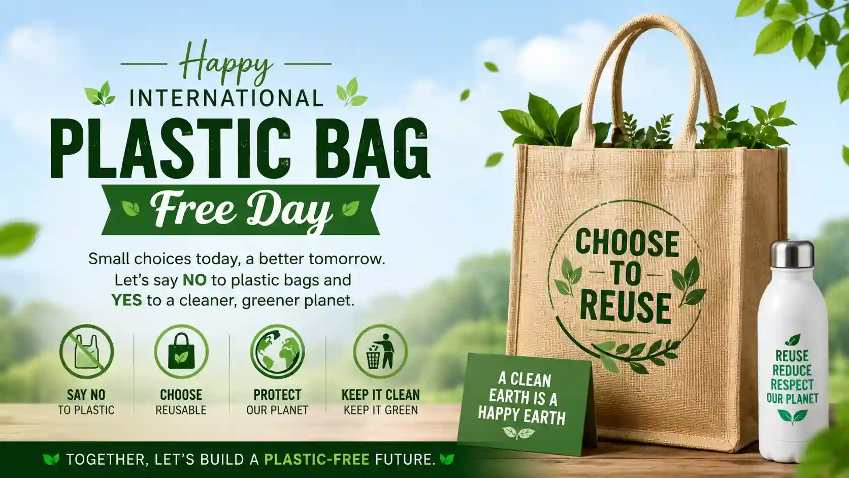International Plastic Bag Free Day Wishes