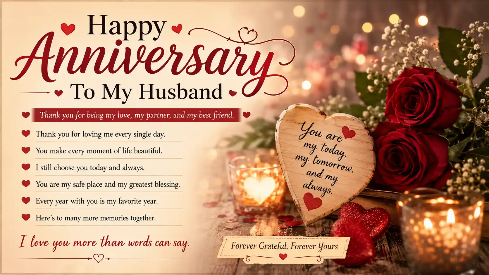Anniversary Wishes for Husband