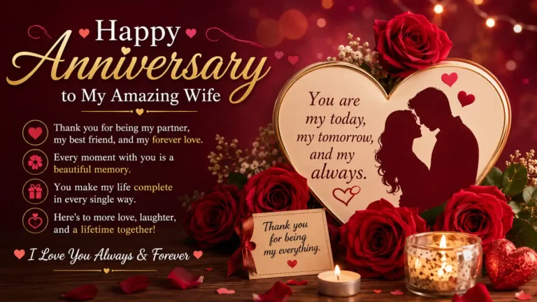 Anniversary Wishes for Wife