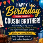 Birthday wishes for cousin brother