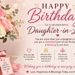 Birthday wishes for daughter in law