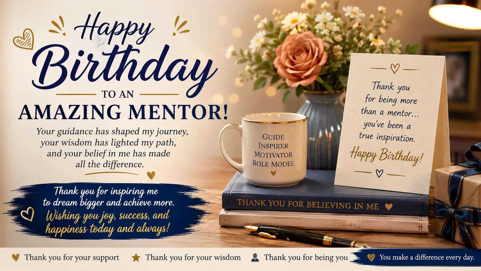 Birthday wishes for mentor