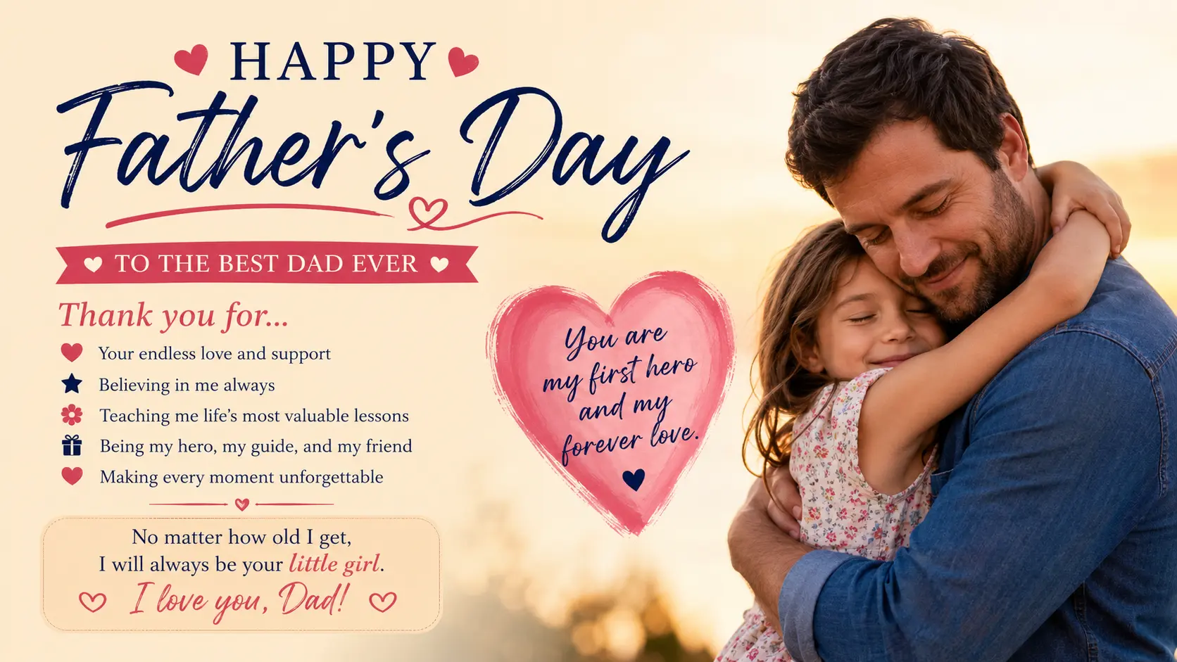 Father's Day wishes from daughter