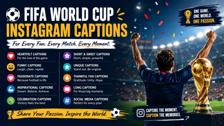 FIFA World Cup Instagram captions