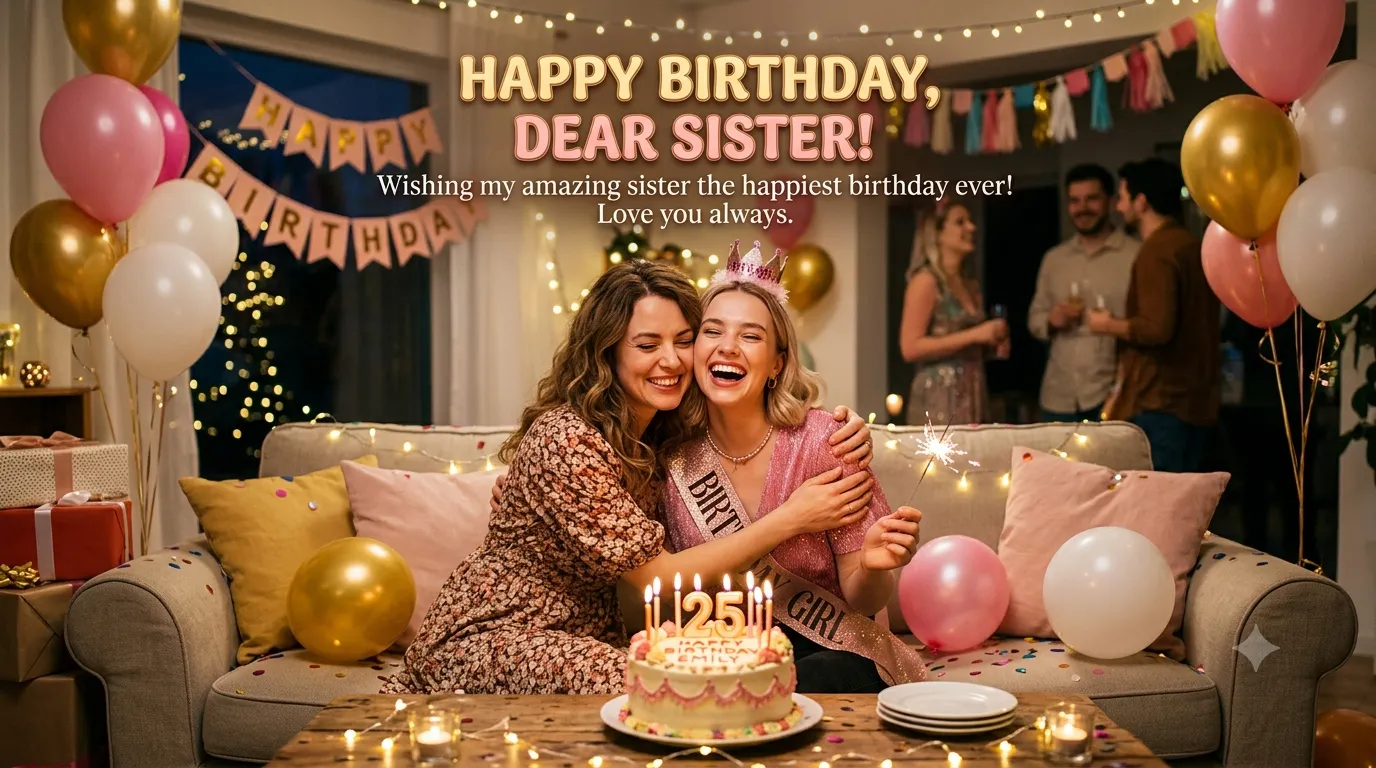 happy birthday wishes for sister