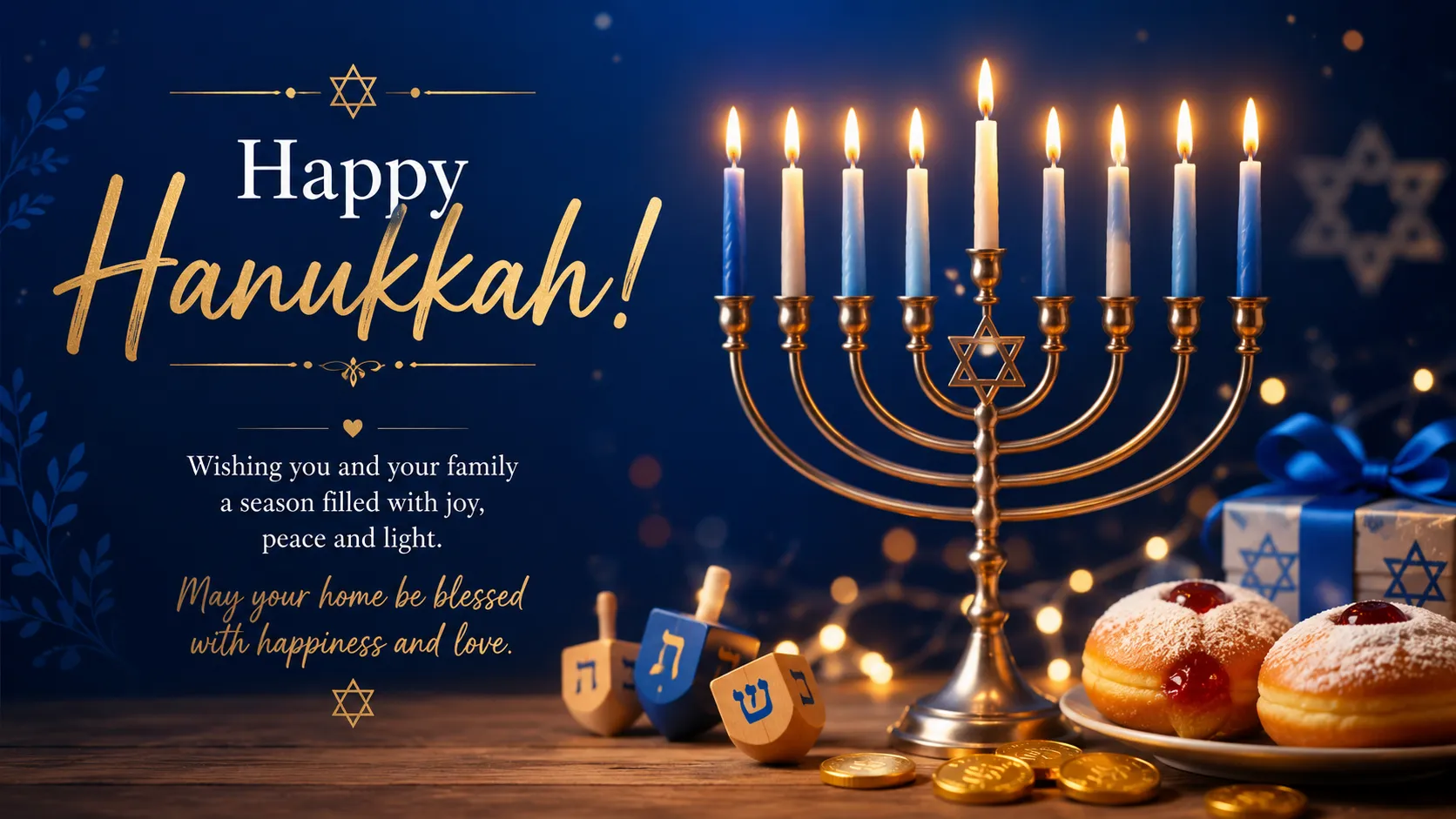 Happy hanukkah wishes