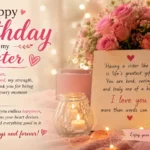 heart touching birthday wishes for sister